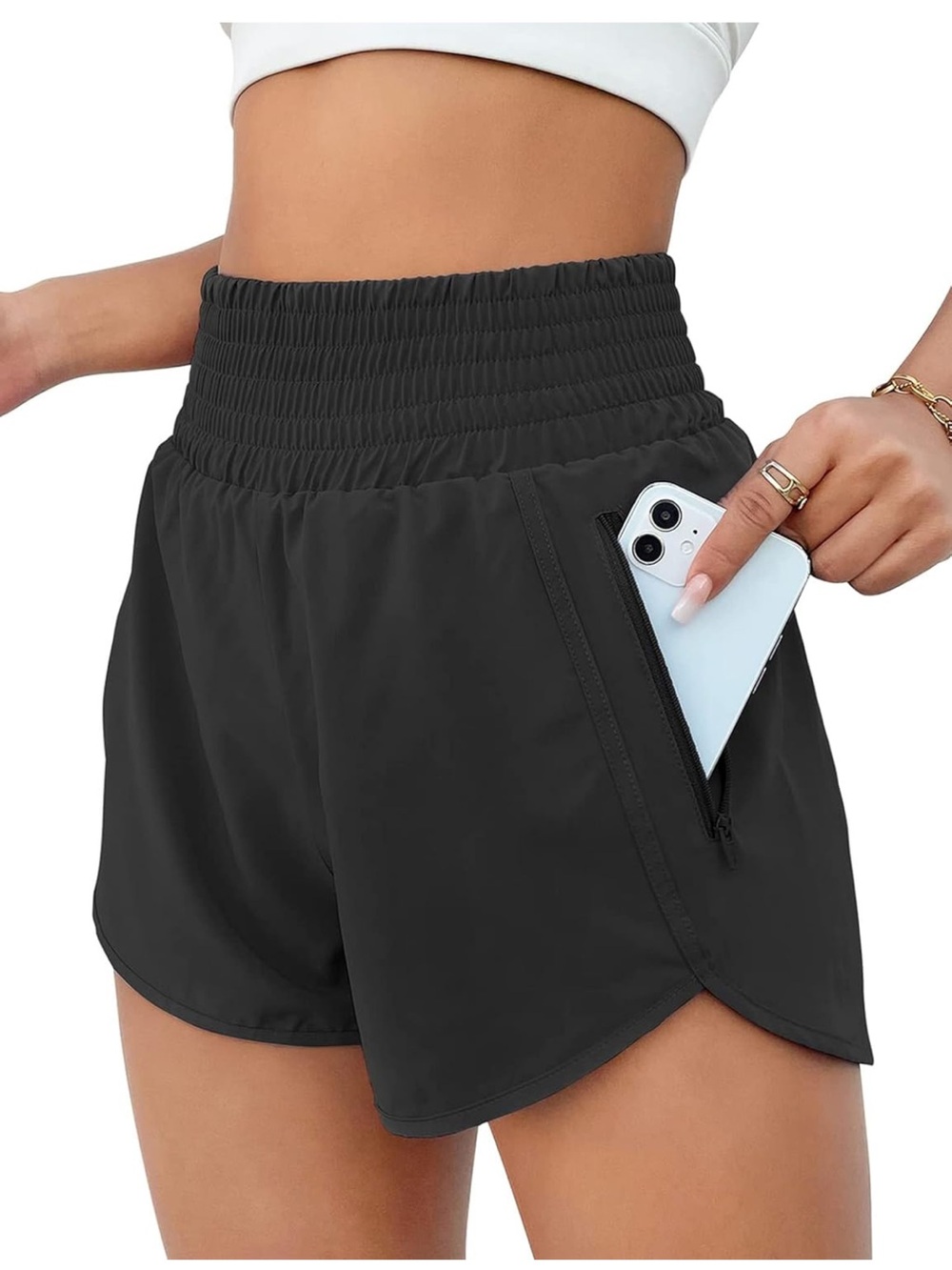 BMJL high waisted women's athletic shorts